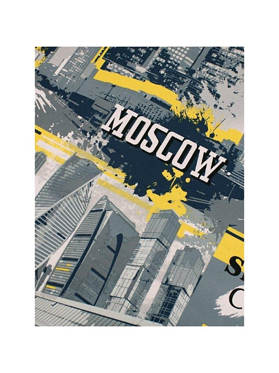 Постельное белье 1.5-спальное, простыня 150х215 см, 2 наволочки 70х70 см, пододеяльник 145х215 см, Bravo, поплин, коллекция Big City, 4664-1+4664а-1