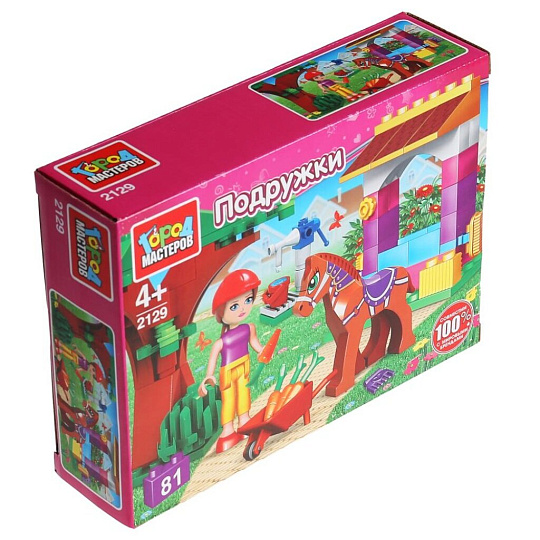Конструктор Город Мастеров, Моя лошадка, 3-5 лет, 81 деталь, 2129-AA