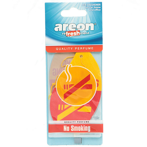 Ароматизатор в машину сухой, Areon, Refreshment No Smoking, 704-045-308