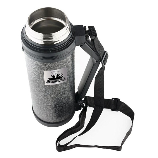 Термос для еды, нержавеющая сталь, 1.8 л, широкая горловина, ThermoCafe, Hammertone, колба нержавеющая сталь, 147011