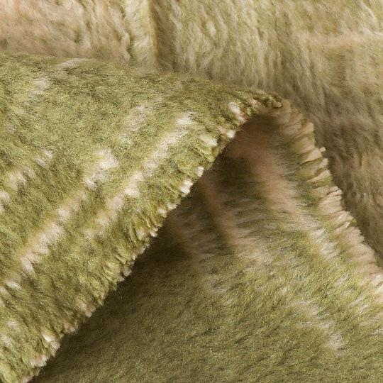 Плед евро, 200х220 см, 60% хлопок, 40% акрил, Karteks, Soft Komfort PS1680D, хаки, 104/200.1680D