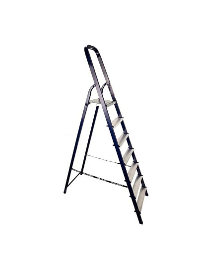 Стремянка 1 секция, 7 ступеней, сталь, 1.45 м, 150 кг, Alumet, М8407