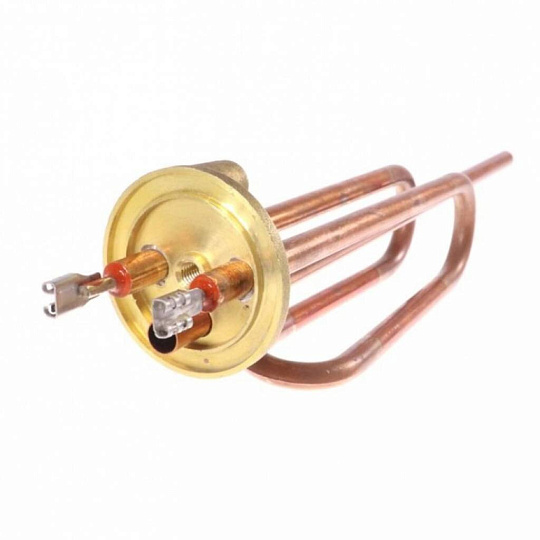 Тэн для водонагревателя, медь, 2 кВт, R48 мм, под анод, М5, RCA, Ariston, М30026