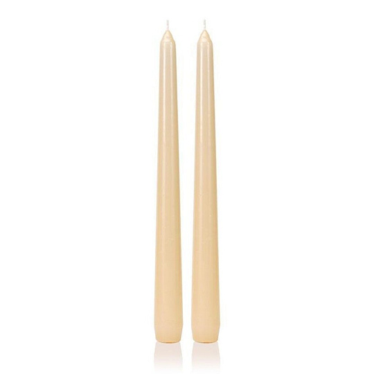 Свеча декоративная, 25х2.1 см, стержень, бежевая, Bartek Candles, Barok