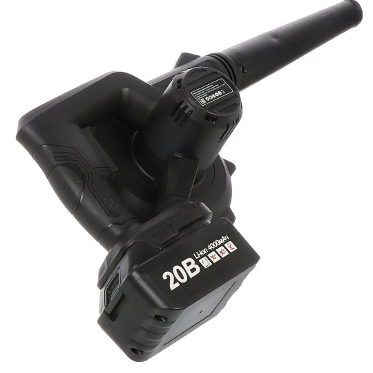Воздуходувка аккумуляторная, Zitrek, ZKBL20, 0.8 л, 4 А.ч, 60 м/с, 162 м³/ч, Li-ion, 1 Акб, ЗУ