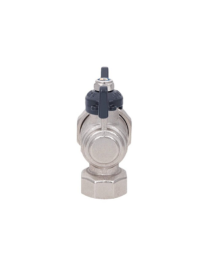Кран для воды с американкой 1/2'', г-ш, угловой, ручка-бабочка, AquaLink