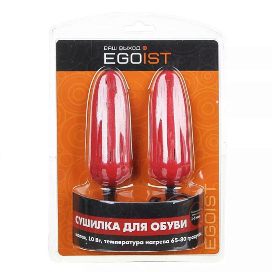 Сушилка для обуви Egoist, пластик, 65-80 °C, 10 Вт, 459-142