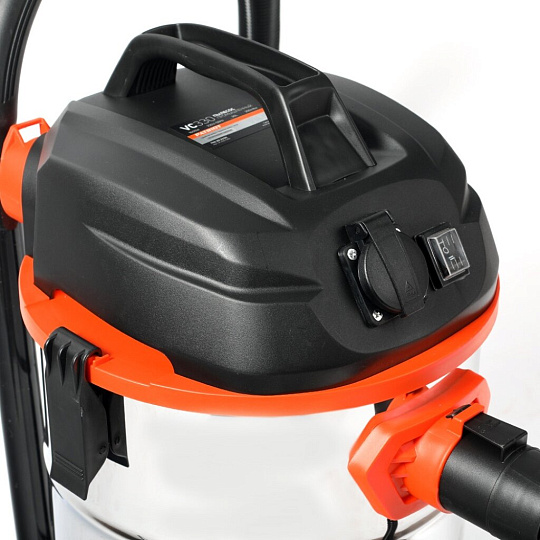 Пылесос строительный, Patriot, VC 330, 1600 Вт, 30 л, сухая и влажная уборка