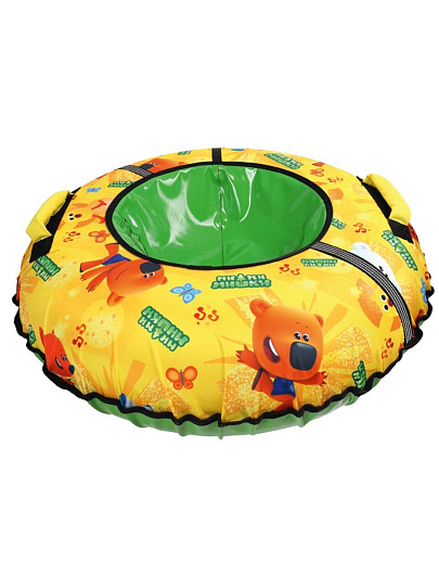 Санки-ватрушка Nika, Ми-ми-мишки, 80 см, 80 кг, с буксировочным тросом, с ручками, ТБ2-80/ММ