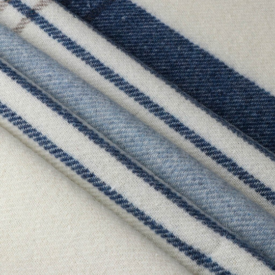 Плед 1.5-спальный, 140х200 см, 40% шерсть, 5% кашемир, 20% полиэстер, 35% ПАН, Vladi, Тоскана Viola, 10492