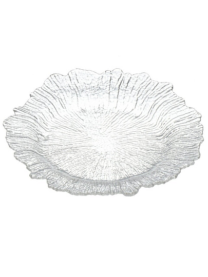 Блюдо стекло, круглое, 27 см, Лед, Y4-8753