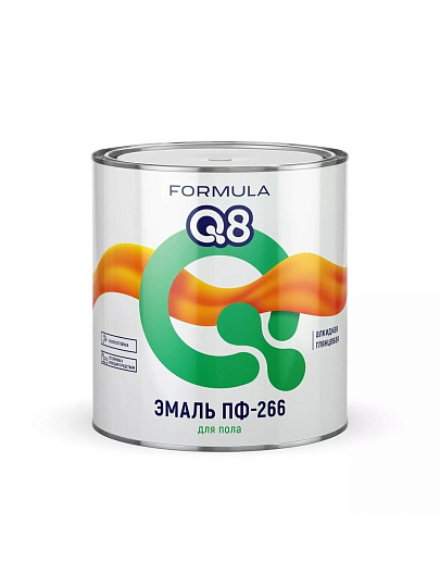 Эмаль Formula Q8, ПФ-266, алкидная, глянцевая, светло-ореховая, 2.7 кг