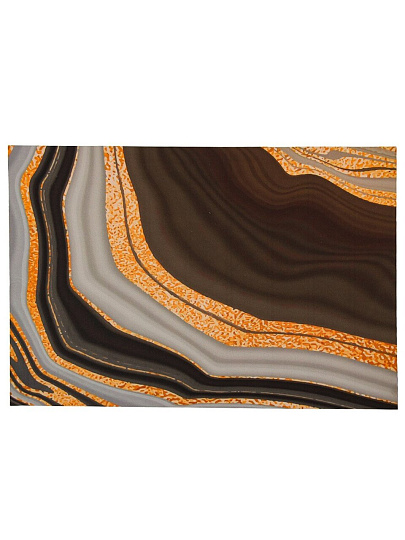 Коврик для ванной влаговпитывающий, 0.4х0.6 м, полиэстер, коричневый мрамор, Dekotex, Diatomite, DTX.DT.NB-356.40х60