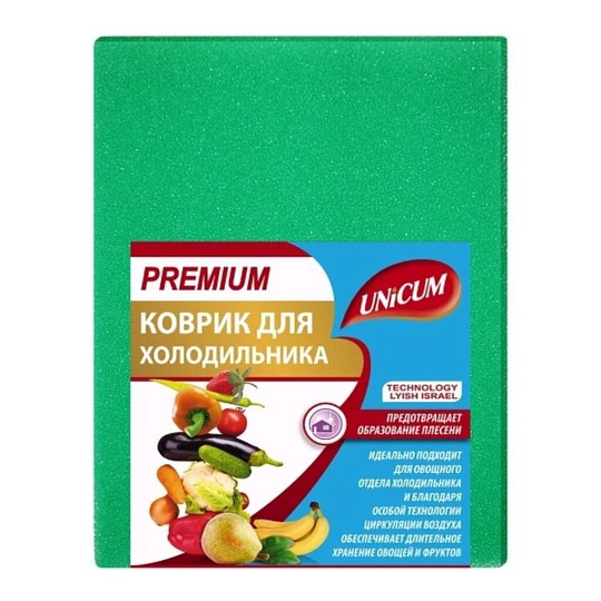 Коврик для холодильника, в ассортименте, Unicum, 303262