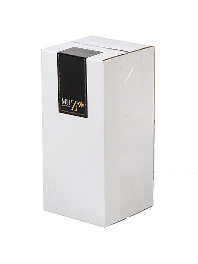 Ваза стекло, настольная, 28.5 см, Muza, Victoria smoky, 380-805