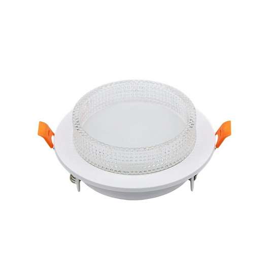 Светильник встраиваемый Асцендио, GX53, круглый, белый, General Lighting Systems, GCL-GX53-H38