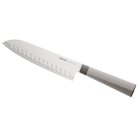 Нож кухонный Nadoba, Ivory, сантоку, нерж сталь, 17.5 см, рук пласт, 724813