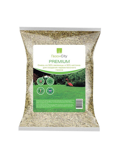 Семена Газон, PREMIUM, 300 г, пакет, ГазонCity