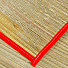 Коврик пляжный рулон, 180х60 см, солома, RM-01R, красный - фото 3