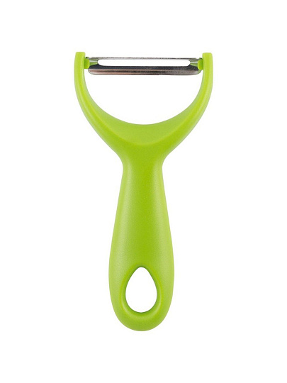 Овощечистка нержавеющая сталь, 13.5х6.6 см, рукоятка пластик, Mallony, Semplice, 008573