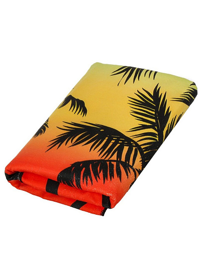 Полотенце пляжное 70х140 см, полиэстер, Пальмы, Китай, A160112