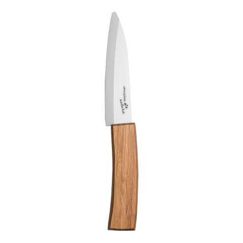Нож кухонный Atmosphere, Natura, универсальный, керамика, 13 см, рукоятка дерево, AT-N002