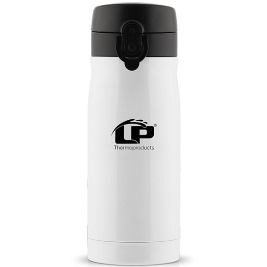 Термокружка нержавеющая сталь, 350 мл, LaPlaya, Active, колба нержавеющая сталь, белый жемчуг, 80180