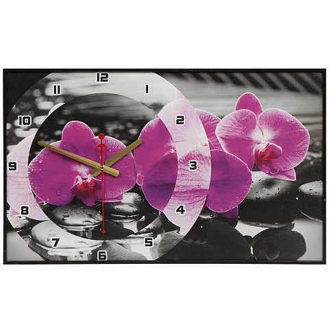 Часы настенные, 35х57 см, TopPosters, Магия Орхидей, Bl-2201
