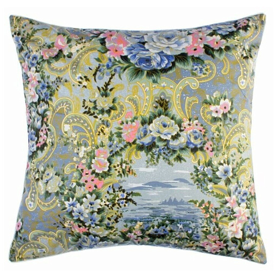 Подушка 68 х 68 см, пух 10%, перо 90%, Эконом, чехол 100% хлопок, кант, средняя, Belashoff, ППВ 1 -1