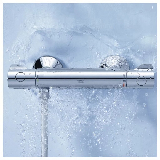 Смеситель для ванны, Grohe, Grohtherm 800, термостатический, хром, 34558000