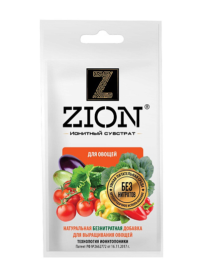 Удобрение для овощей, саше, минеральное, субстрат, 30 г, Zion
