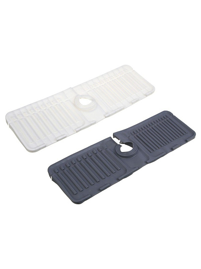 Коврик в раковину, термопластичная резина, 38х12 см, в ассортименте, Vetta, 485-194