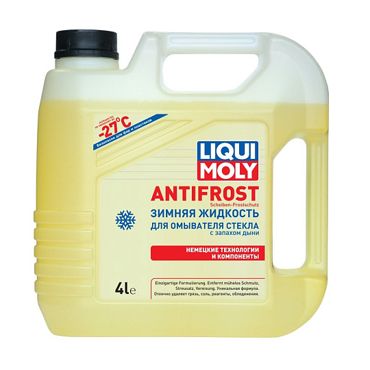 Омыватель стекол Liqui Moly, Antifrost S/F, зимний, -27 °C, 4 л, 35027