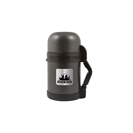 Термос для еды, нержавеющая сталь, 0.8 л, широкая горловина, ThermoCafe, Hammertone, колба нержавеющая сталь, комбинированный, 145826