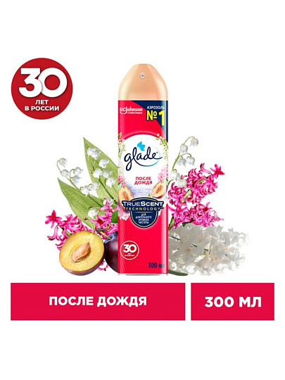 Освежитель воздуха Glade, 300 мл, После дождя, 650873