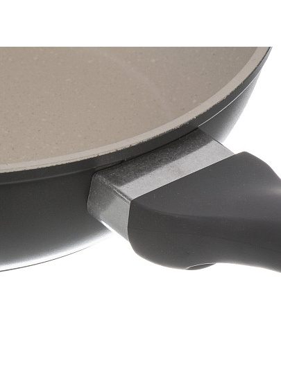 Сковорода литой алюминий, 22 см, антипригарное покрытие, Гурман, Lino, индукция, ГМ2201ЛИ