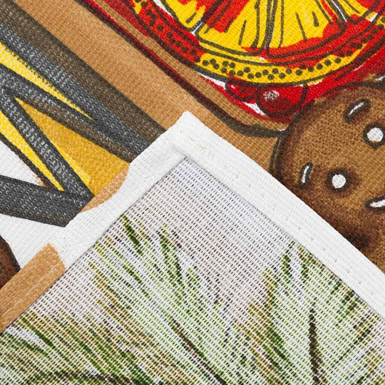 Полотенце кухонное 35х60 см, 100% хлопок, Доляна, Дом там где сердца, Россия, 4389629