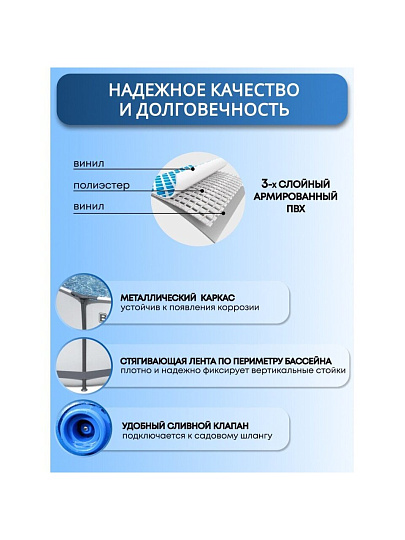 Бассейн каркасный Bestway, 549х122 см, Steel Pro Max, 56462, фильтр-насос, лестница, тент, 23062 л
