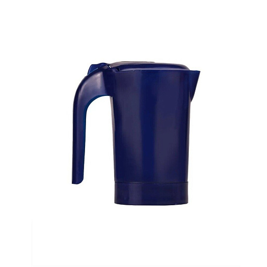 Чайник электрический Vepsmann, VN-102, синий, 0.5 л, 500 Вт, открытый нагревательный элемент, пластик