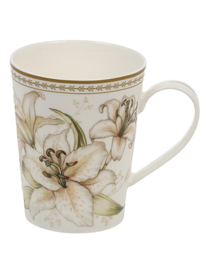Кружка фарфор, 450 мл, Lilies, Lefard, 590-271
