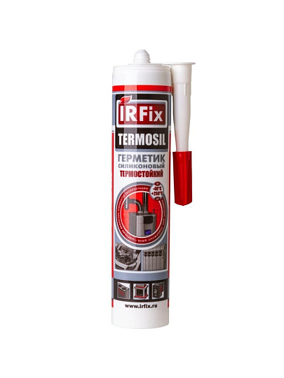 Герметик силиконовый, Irfix, Termosil, 20019, 310 мл, красный, термостойкий