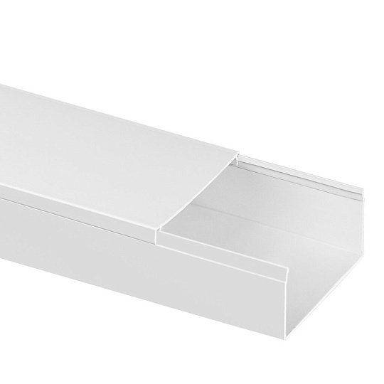 Кабель-канал 100х40 мм, 2 м, бел, TDM, SQ0402-1140