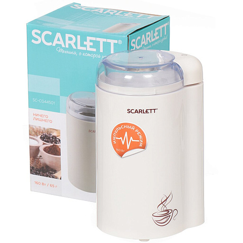 Кофемолка Scarlett, SC - CG44501, белая