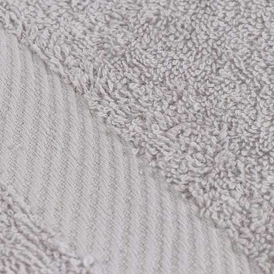 Полотенце банное 50х90 см, 100% хлопок, 460 г/м2, Авангард, Bella Carine, серое, Турция, FT-2-50-1937