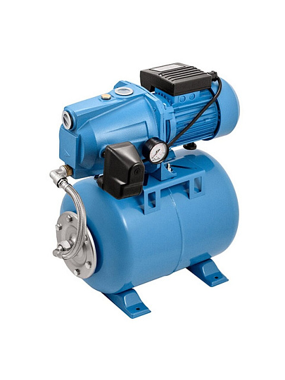 Насосная станция Unipump, 600 Вт, глубина погружения 8 м, максимальный напор 38 м, 3 м³/ч, AUTO JET 80LA