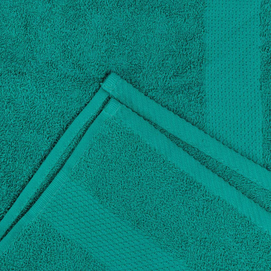 Полотенце банное 50х90 см, 100% хлопок, 380 г/м2, Грация, Barkas, лазурное, Узбекистан