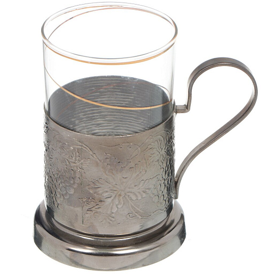 Подстаканник 250 мл, металл, медный, ПД-001