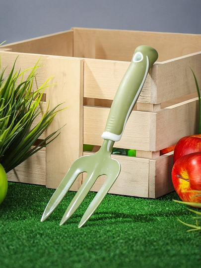 Вилка посадочная сталь, 8.5х30 см, рукоятка резина, Worth, T630B01
