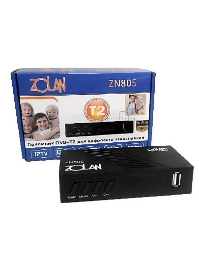 Tv-тюнер цифровое тв, Zolan, ZN-805, 258-805