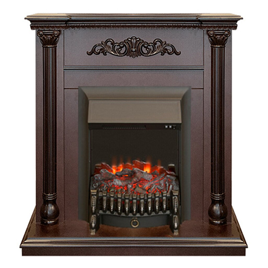 Эл.Каминокомплект TORINO STD/EUG AO + FOBOS-S/Black/LUX BL
